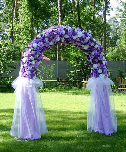 Esküvő lila színű képek, tervezési ötletek