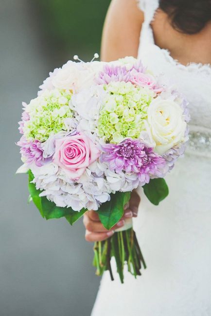 Esküvői csokor rózsa - a legjobb ötleteket, szép kombináció