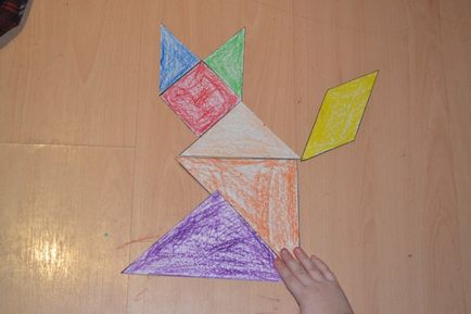 Tangram a kezüket