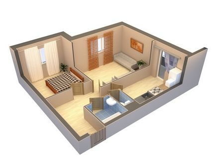 A típusú apartman elrendezése előnye és hátránya - Tippek