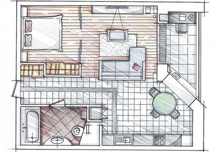 A típusú apartman elrendezése előnye és hátránya - Tippek