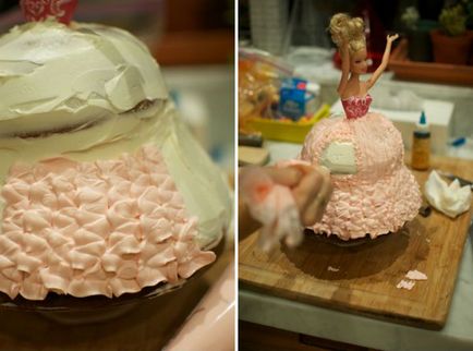 Cake Barbie baba - mesterkurzus (fotó)