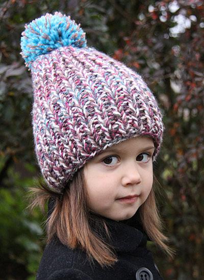 Tanulás divat kötött sapka pom-pom (pompon sapka kötés) Tanulni kötött díszes kalap pompom