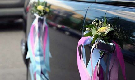 Dekoráció az autó kezét az esküvő mester osztály képek és videó