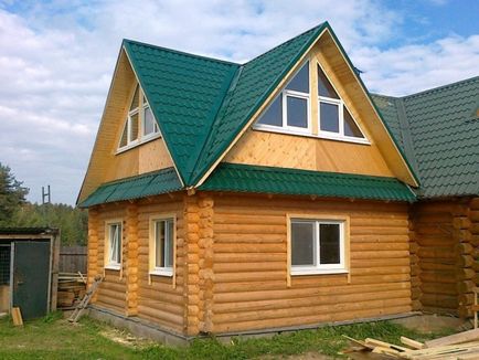 -telepítése egy fából készült ház