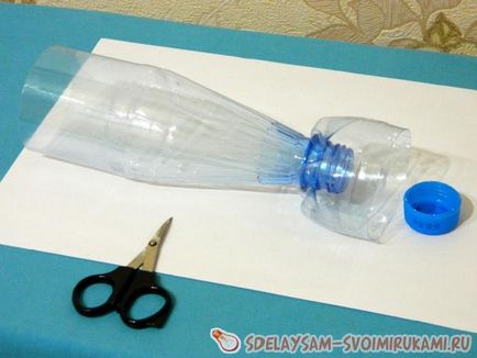 Vázák műanyag palack, a mester osztályt saját kezűleg