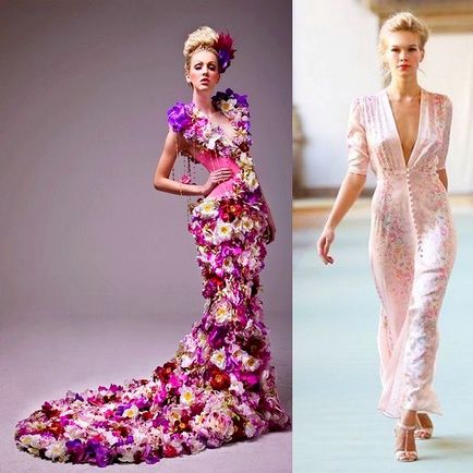 Női virágos ruha 2017-es igazi divat