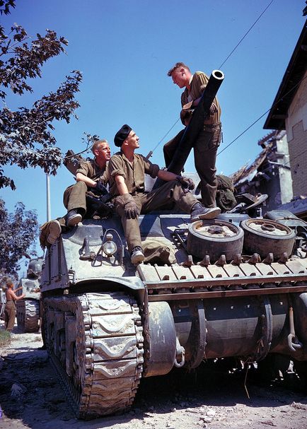 Amerikai közepes harckocsi M4 Sherman, a történelem és áttekintést ad a belső és külső
