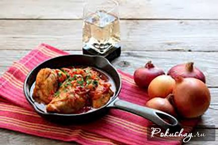 Chakhokhbili csirke Grúz klasszikus recept lépésről lépésre fotók és videók