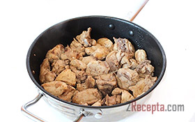 Chakhokhbili csirke Grúz - lépésről lépésre recept fotók