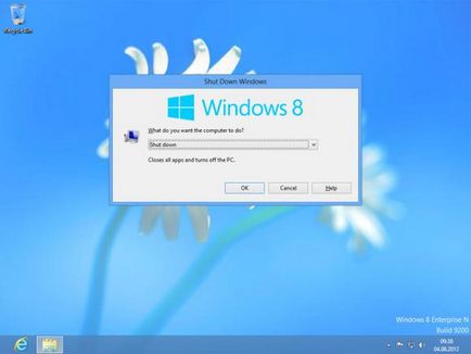 Ahhoz, hogy aktiválja a Windows, menjen a számítógép paraméterek - vagyis ha az ablakok nem
