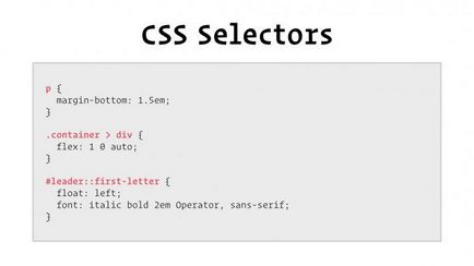 CSS választók