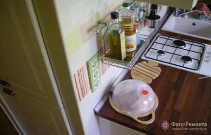 Tervezz egy kis konyha, a konyhában Hruscsov, javítsa az iskolai javítási saját kezébe