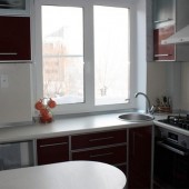 Tervezz egy kis konyha, a konyhában Hruscsov, javítsa az iskolai javítási saját kezébe