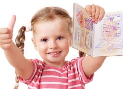 Dokumentumok az útlevél a gyermek