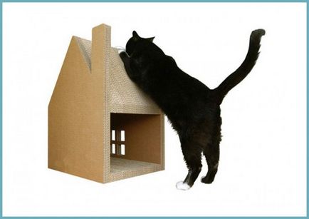 Kis ház egy macska kezével méretrajzokkal lépésről lépésre, fotók, videók