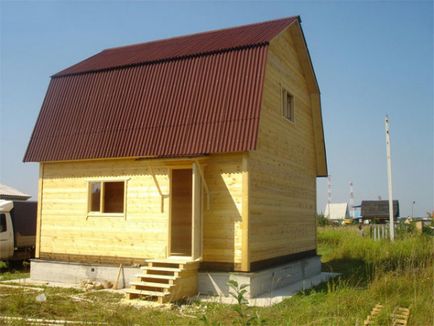 Házak a sugárnyaláb útmutató az építőiparban a nyári egy kis házat saját kezűleg (fotó és videó)