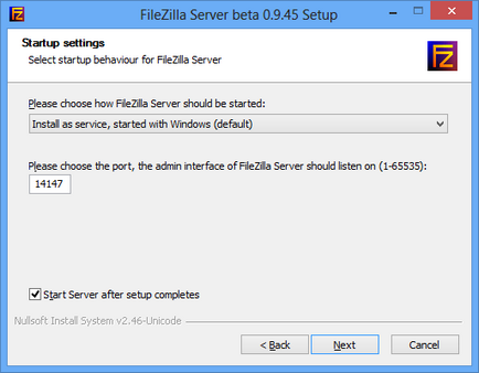 FileZilla FTP szerver az otthoni vagy irodai hálózat
