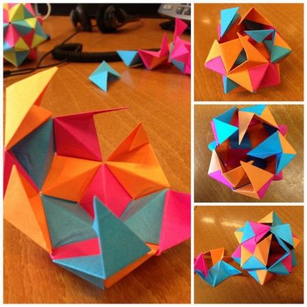 Ikozaéder papír (origami)