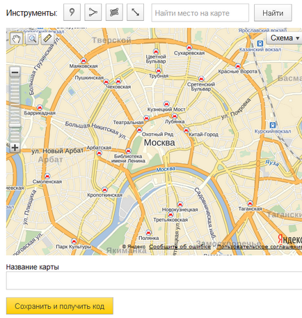 Hogyan adjunk Yandex Maps egy weboldal gyorsan és ingyen