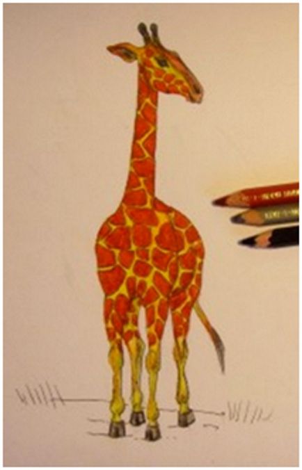 Hogyan kell felhívni a zsiráf ceruza