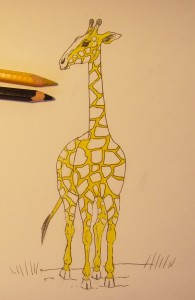 Hogyan kell felhívni a zsiráf, egy egyszerű, lépésről lépésre rajz, babám