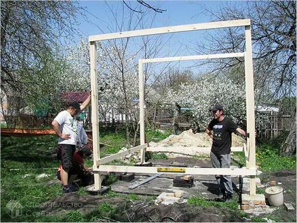 Hogyan építsünk egy pergola saját kezűleg - egy pavilon kerti fotó, rajzok, ábrák