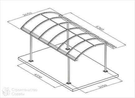 Hogyan építsünk egy pergola saját kezűleg - egy pavilon kerti fotó, rajzok, ábrák