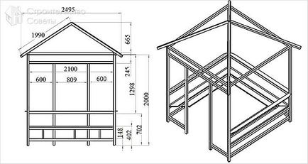 Hogyan építsünk egy pergola saját kezűleg - egy pavilon kerti fotó, rajzok, ábrák