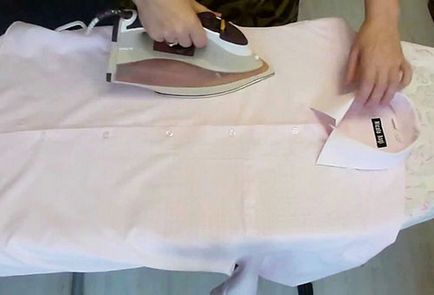 Hogyan vasalni egy inget, hosszú ujjú szekvencia