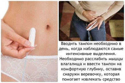 Hogyan kell használni a tampon és ajánlások az általuk választott Videó