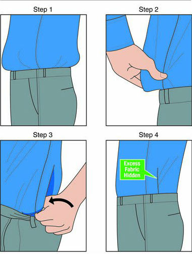 Hogyan kell kitölteni az inget és farmert nadrág