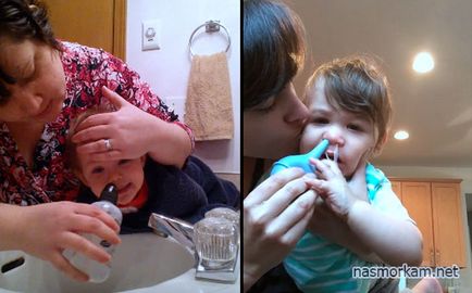 Hogyan mossa a baba orra technika