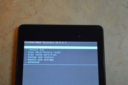 Hogyan állítsa vissza a beállításokat android (hard reset)