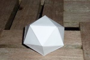 Hogyan lehet a papír icosahedron videó leckék
