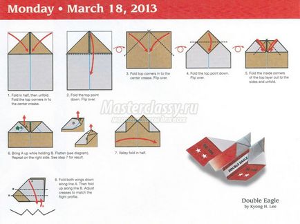 Hogyan készítsünk egy papír repülőgép repül 30 lépéses ötletek és mesterkurzusokat fotókkal