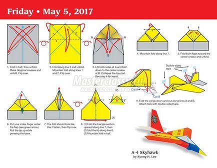 Hogyan készítsünk egy papír repülőgép repül 30 lépéses ötletek és mesterkurzusokat fotókkal