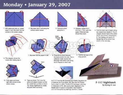 Hogyan készítsünk egy papír repülőgép repül 30 lépéses ötletek és mesterkurzusokat fotókkal