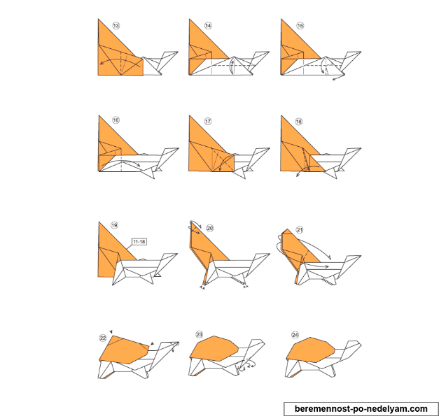 Hogyan lehet a papír origami állatok állatkertben létre saját kezét lépésről lépésre mesterkurzusok