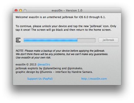 Hogyan készítsünk lekötve jailbreak iOS 6