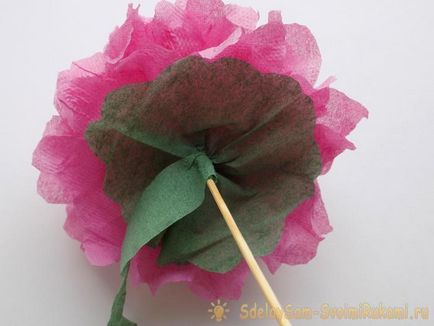 Hogyan készítsünk egy szép virág papír szalvéta, a mester osztály saját kezűleg