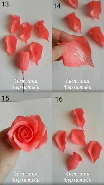 Hogyan tegyük egy rózsát ki egy hullámpapír