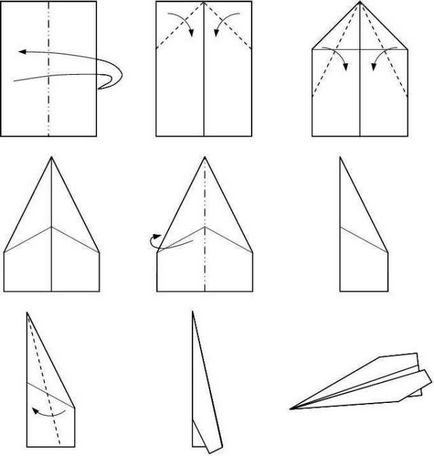 Hogyan készítsünk egy papír repülőgép repülésének messze van, és nagyon
