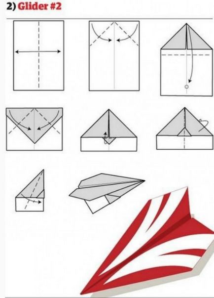 Hogyan készítsünk egy papír repülőgép - otthon, kézzel készített