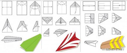 Hogyan készítsünk egy papír repülőgép ki - lépésről lépésre