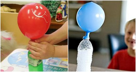 Hogyan készítsünk léggömbök, hogy nélkül repült hélium