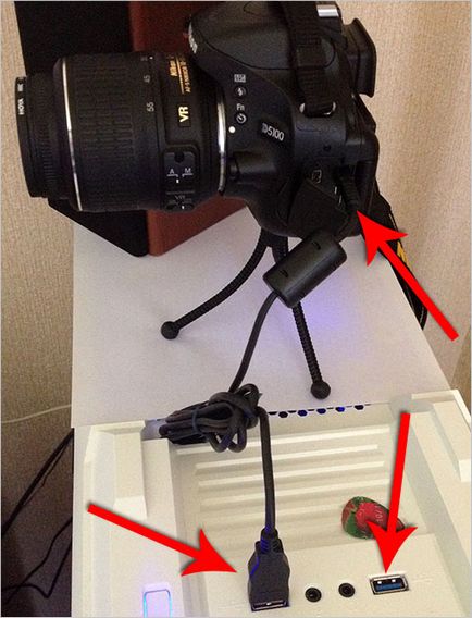 Hogyan kell dobni egy fotót a fényképezőgépet a számítógéphez