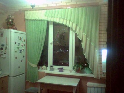 Hogyan varrni függönyök a konyha (44 fotó) videokalauz díszítésére a függöny