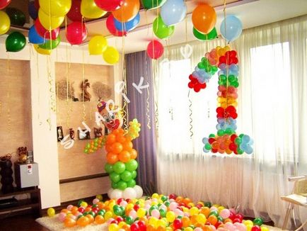 Hogyan díszíteni a szobát egy születésnapi party saját kezűleg