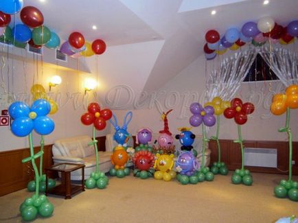 Hogyan díszíteni a szobát egy születésnapi party saját kezűleg